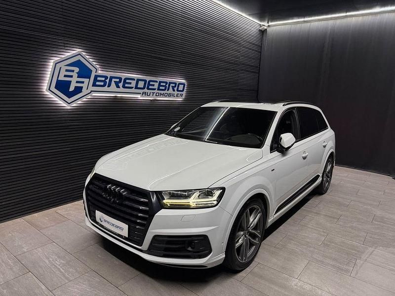 Weiß Gebraucht 2017 Audi Q7 Sport SUV | 25.585 € (Teuer) - Bild 1/4