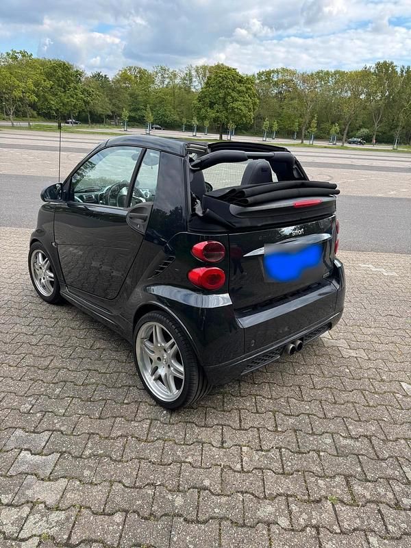Occasion Smart ForTwo Cabrio Brabus 98 ch (72 kW) 2009 Noir Cabriolet