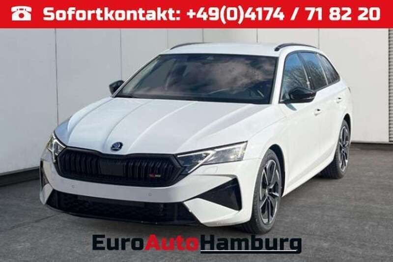 Moonweiß perleffekt/weiß Neu 2025 Skoda Octavia RS Kombi | 38.080 € (Guter Preis) - Bild 1/4