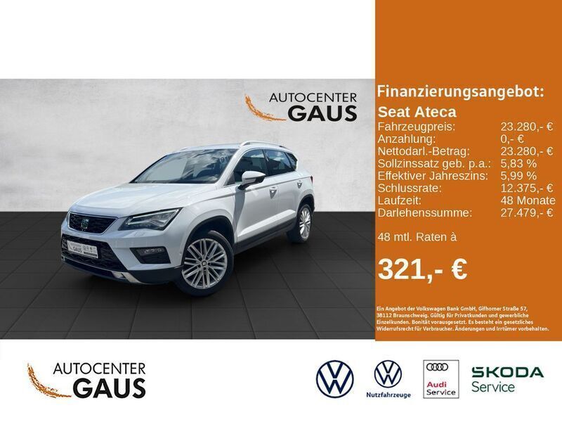 Weiß Gebraucht 2020 Seat Ateca XCELLENCE SUV | 23.280 € (Fairer Preis) - Bild 1/4