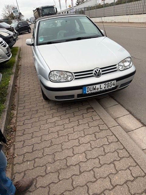 Gebraucht VW Golf Cabriolet Comfortline 101 PS (74 kW) 1999 Silber Cabrio
