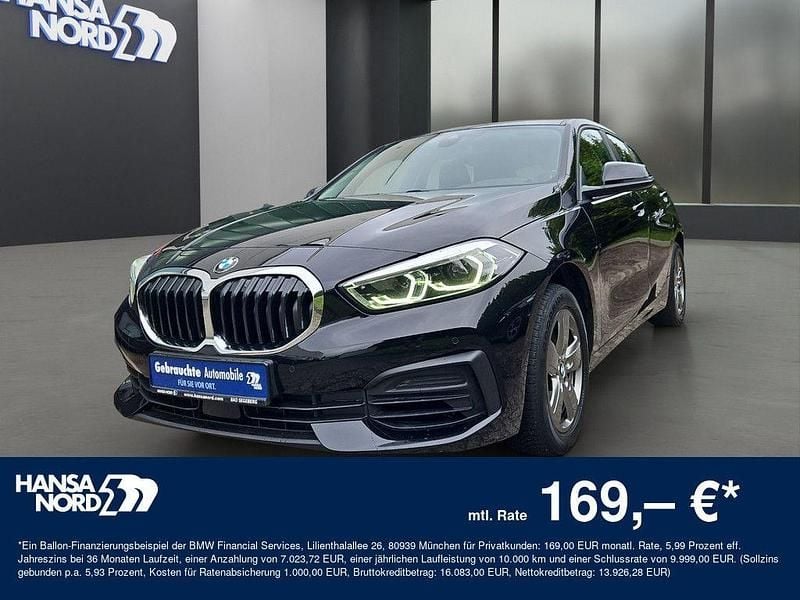 Schwarz / schwarz ii Gebraucht 2022 BMW 116 Kleinwagen | 19.950 € (Fairer Preis) - Bild 1/4