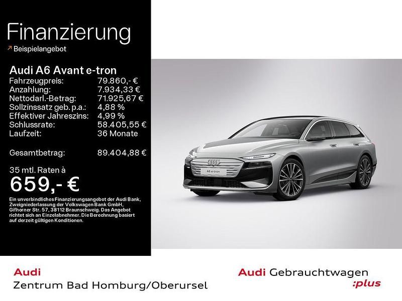 Grau Gebraucht 2025 Audi A6 e-tron Performance Kombi | 79.860 € (Guter Preis) - Bild 1/3