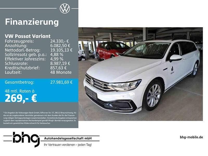 Weiß Gebraucht 2021 VW Passat GTE Kombi | 24.330 € (Fairer Preis) - Bild 1/4