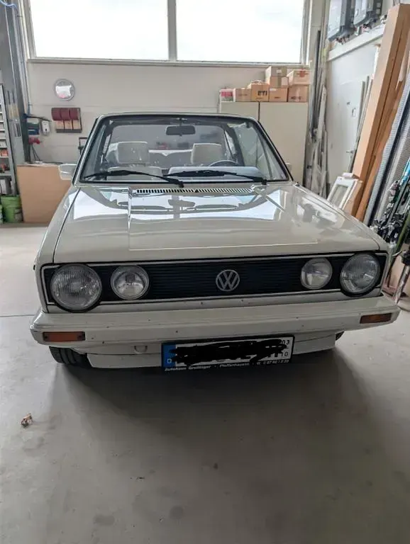 Gebraucht VW Golf Cabriolet 90 PS (66 kW) 1986 Weiß Cabrio