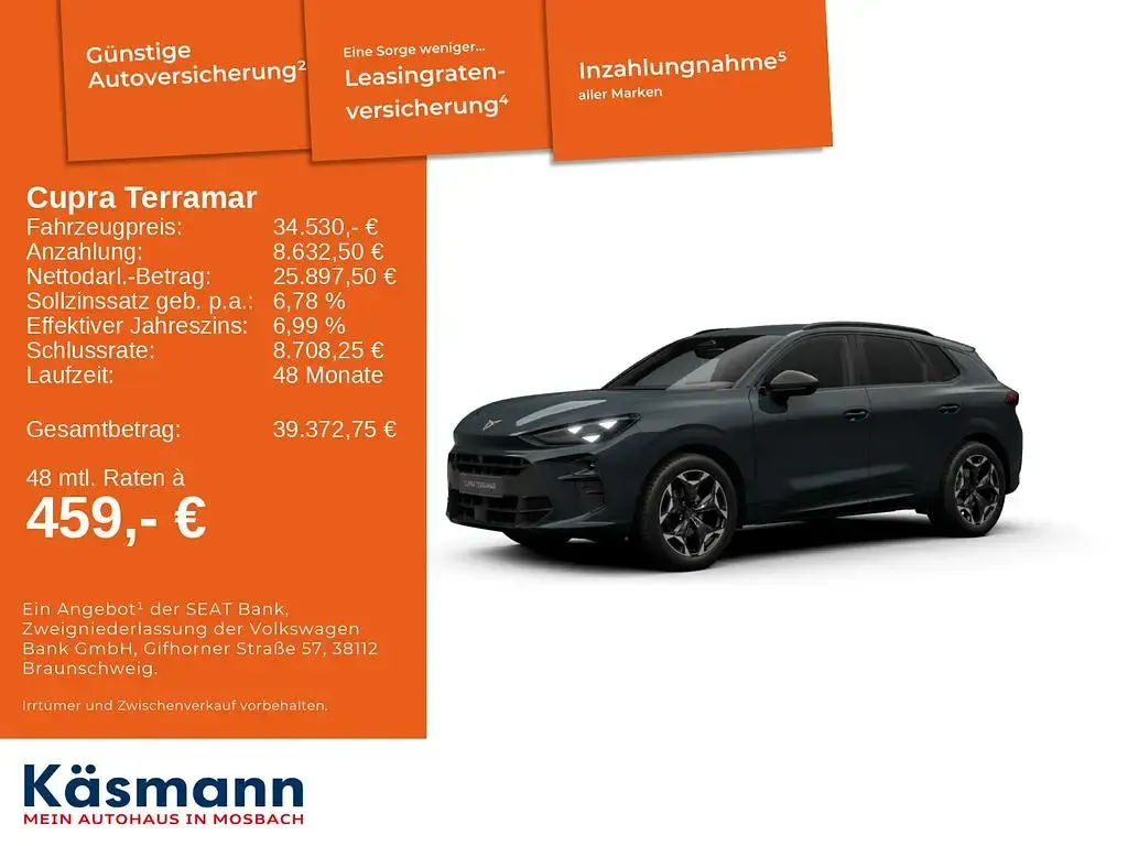 Neu Cupra Terramar 150 PS (110 kW) 2026 Blau SUV