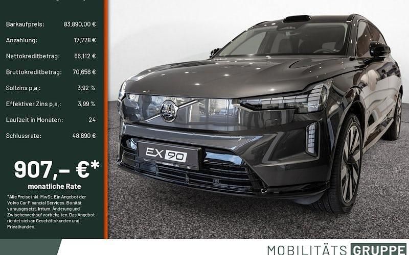 Neu Volvo EX90 Performance 380 kW (517 PS) 2026 Platinum grey SUV