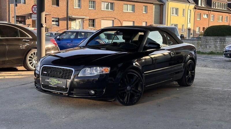 Schwarz Gebraucht 2006 Audi A4 Cabriolet S-Line Cabrio | 8.490 € (Superpreis) - Bild 1/4