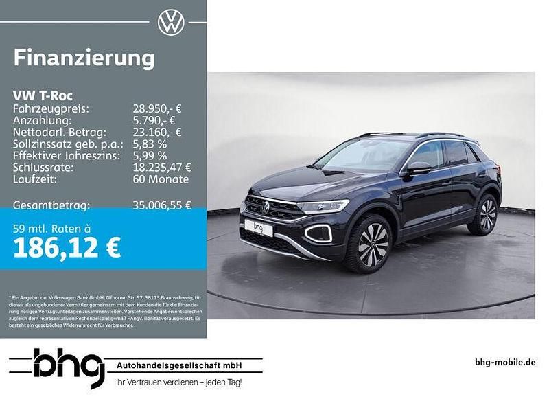Deep black perleffekt Gebraucht 2025 VW T-Roc Goal SUV | 28.950 € (Superpreis) - Bild 1/4