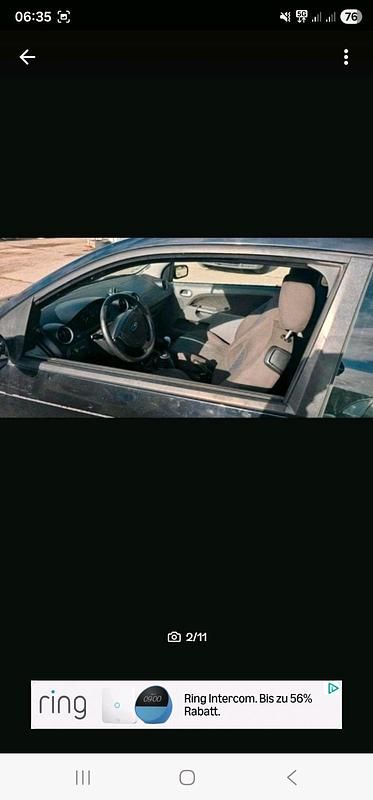 Gebraucht Ford Fiesta 75 PS (55 kW) 2002 Schwarz Kleinwagen