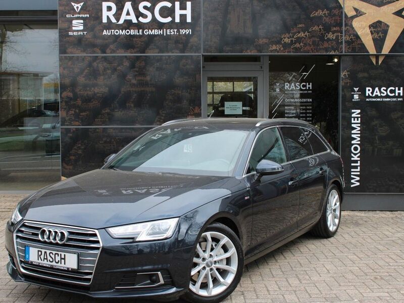 Blue (metallic) Gebraucht 2017 Audi A4 Sport Kombi | 23.449 € (Etwas zu teuer) - Bild 1/4