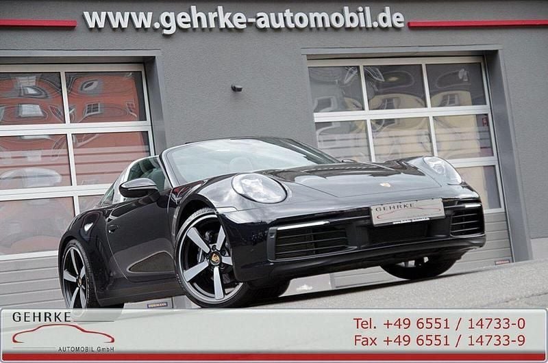 Tiefschwarz Gebraucht 2022 Porsche 911 Targa 4 Cabrio | 144.850 € (Superpreis) - Bild 1/4