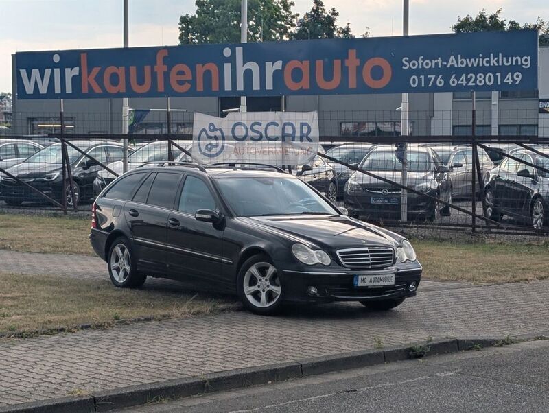 Schwarz Gebraucht 2006 Mercedes C230 Avantgarde Kombi | 1.999 € (Guter Preis) - Bild 1/4