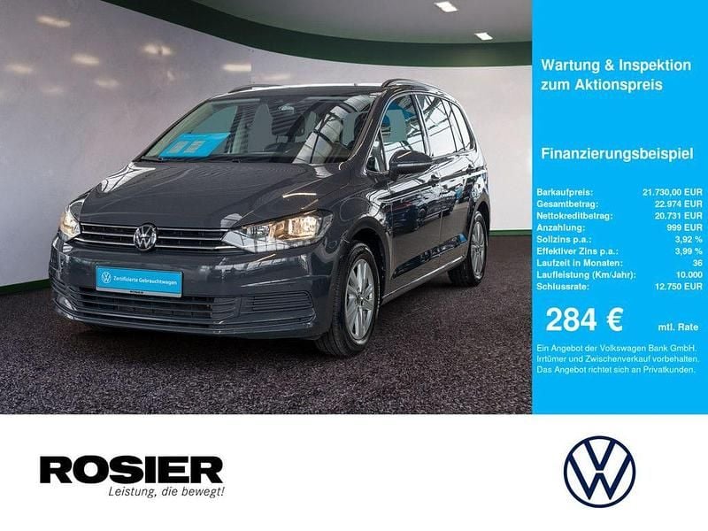 Gebraucht VW Touran Comfortline 122 PS (89 kW) 2022 Grau / uranograu Van / Kleinbus