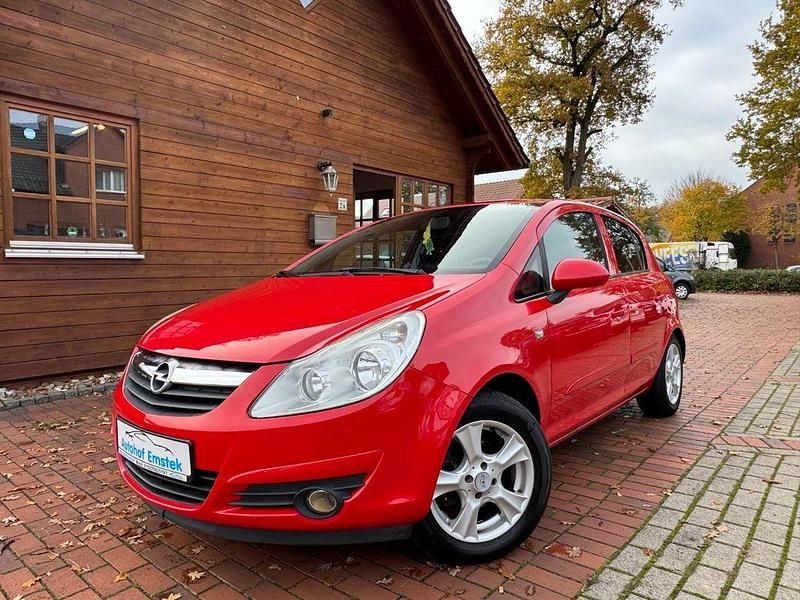Rot Gebraucht 2006 Opel Corsa Edition Kleinwagen | 3.499 € - Bild 1/4