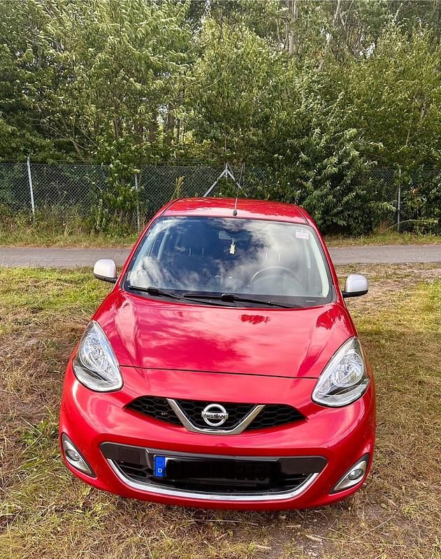 Rot Gebraucht 2016 Nissan Micra N-TEC Kleinwagen | 5.199 € (Guter Preis) - Bild 1/4