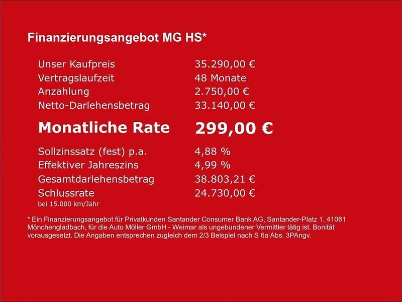 Blau Neu 2025 MG HS Luxury SUV | 35.290 € (Guter Preis) - Bild 1/1