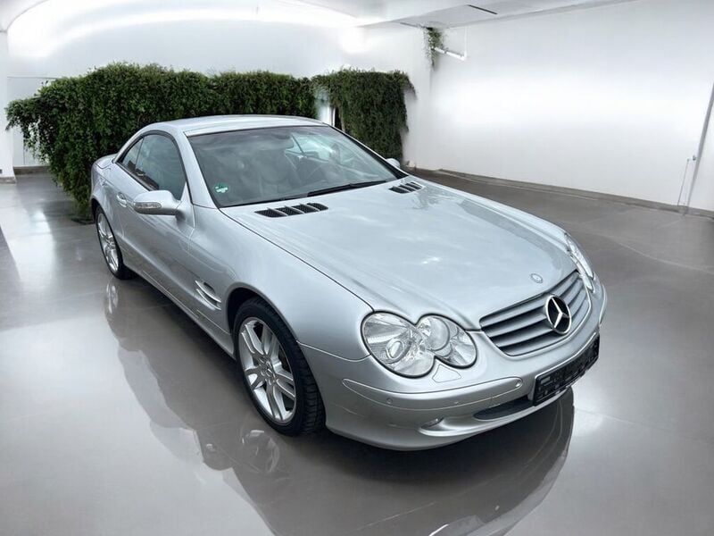 Gebraucht Mercedes SL500 306 PS (225 kW) 2002 Silber Cabrio