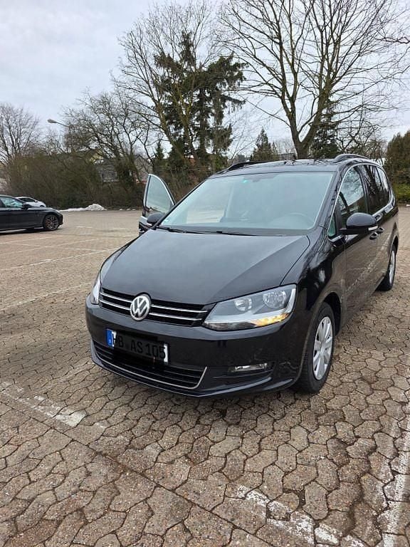Gebraucht VW Sharan Sound 150 PS (110 kW) 2018 Schwarz Van / Kleinbus