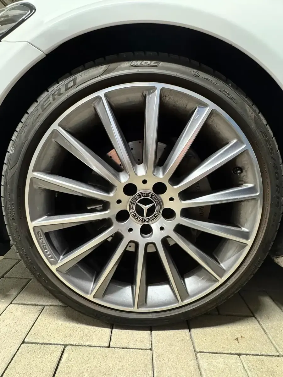 Gebraucht Mercedes C180 AMG line 156 PS (114 kW) 2021 Weiß Cabrio