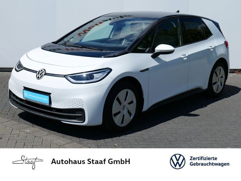 Gletscherweiß metallic Gebraucht 2021 VW ID.3 Business Kleinwagen | 20.490 € (Etwas zu teuer) - Bild 1/4