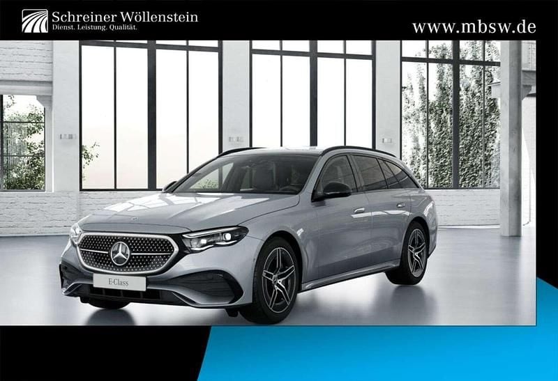 Gebraucht Mercedes E220 AMG 197 PS (144 kW) 2026 Metalliclack hightechsilber Kombi