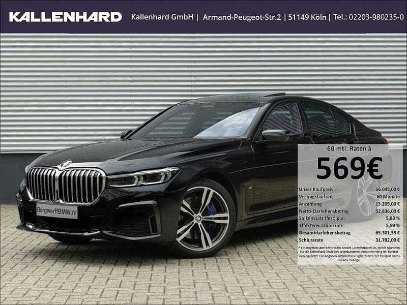 Schwarz Gebraucht 2021 BMW 740 M Sport Limousine | 66.045 € - Bild 1/4
