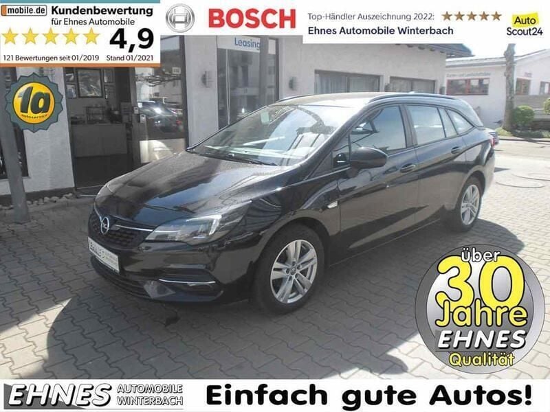 Schwarz metallic Gebraucht 2022 Opel Astra Business Kombi | 13.950 € (Guter Preis) - Bild 1/4