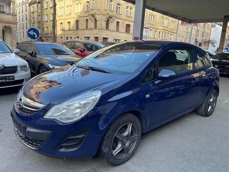 Gebraucht Opel Corsa Edition 69 PS (50 kW) 2012 Blau Kleinwagen