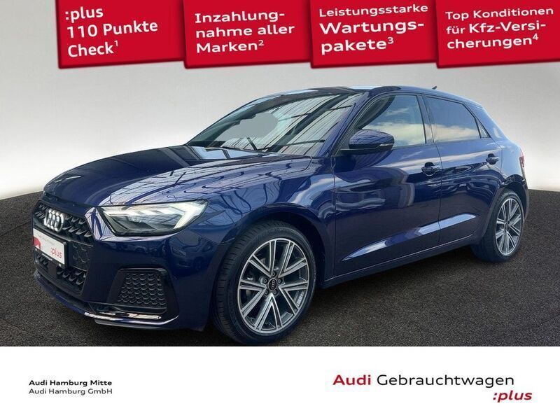Navarrablau metallic Gebraucht 2024 Audi A1 Sportback Advanced Kleinwagen | 24.990 € (Fairer Preis) - Bild 1/3