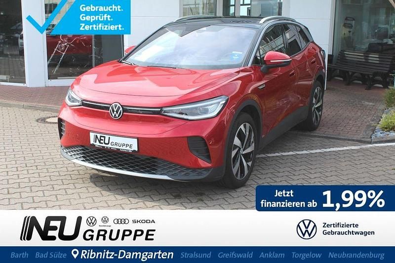 Kings red metallic schwarz Gebraucht 2023 VW ID.4 Pro Performance SUV | 32.879 € (Guter Preis) - Bild 1/4
