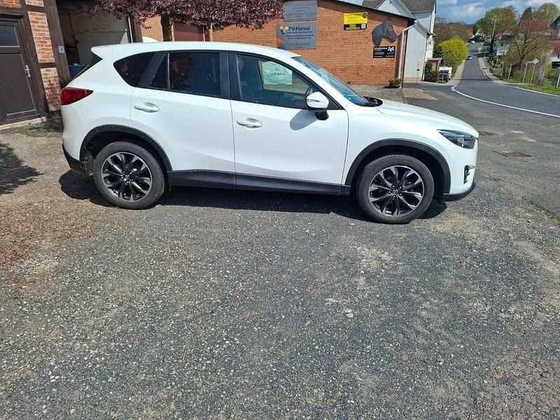 Gebraucht Mazda CX-5 Exclusive-Line 150 PS (110 kW) 2015 Weiß SUV