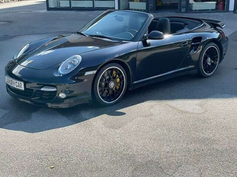 Basaltschwarzmetallic Gebraucht 2011 Porsche 911 Turbo S Cabriolet Cabrio | 117.997 € - Bild 1/4