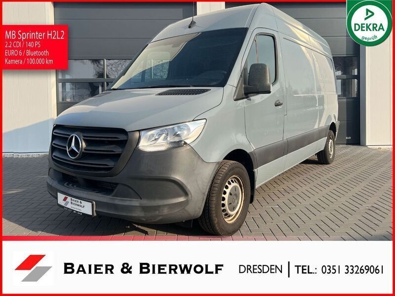 Blaugrau Gebraucht 2018 Mercedes Sprinter Van | 24.990 € (Fairer Preis) - Bild 1/4