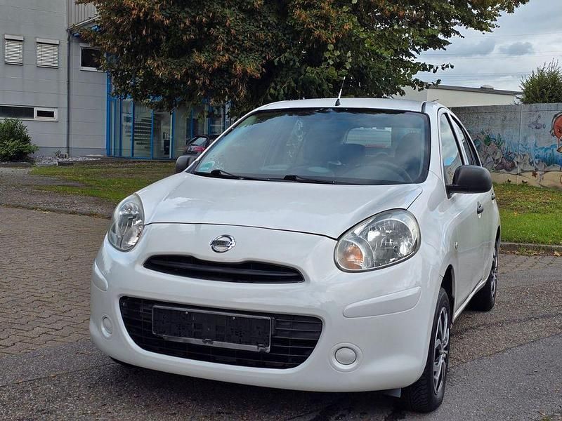 Weiß Gebraucht 2011 Nissan Micra Visia Kleinwagen | 3.450 € (Fairer Preis) - Bild 1/4