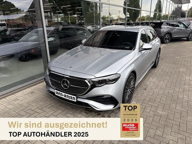 High tech silber metallic Neu 2024 Mercedes E220 AMG Line Premium Kombi | 54.995 € (Guter Preis) - Bild 1/4