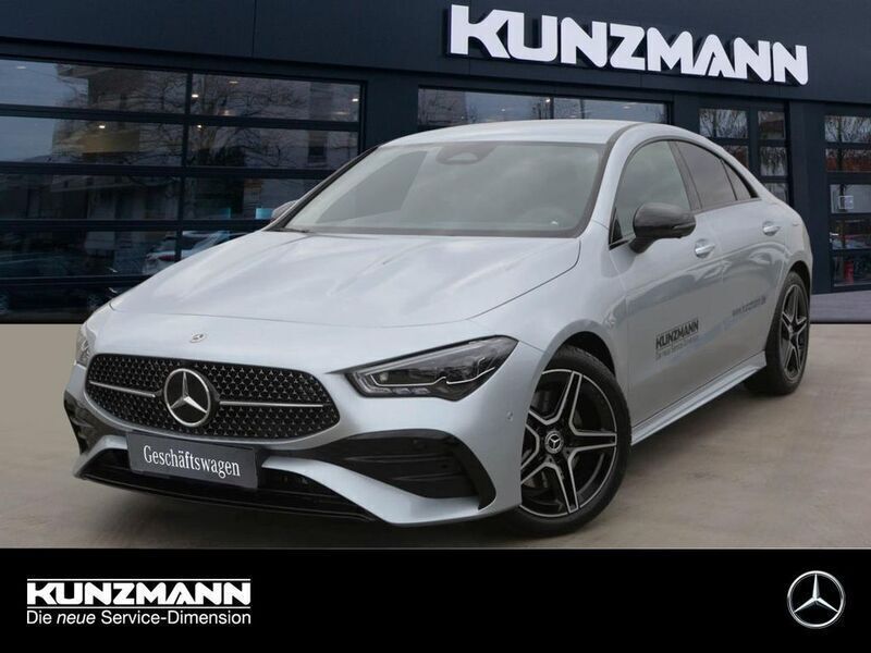 Hightechsilber metallic metallic Gebraucht 2025 Mercedes CLA200 AMG Coupé | 36.990 € (Guter Preis) - Bild 1/4