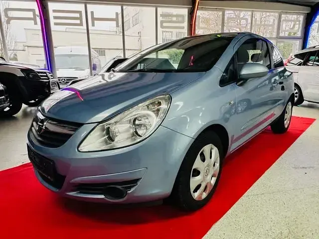 Gebraucht Opel Corsa Edition 60 PS (44 kW) 2009 Blau (aeroblau mi2) Kleinwagen
