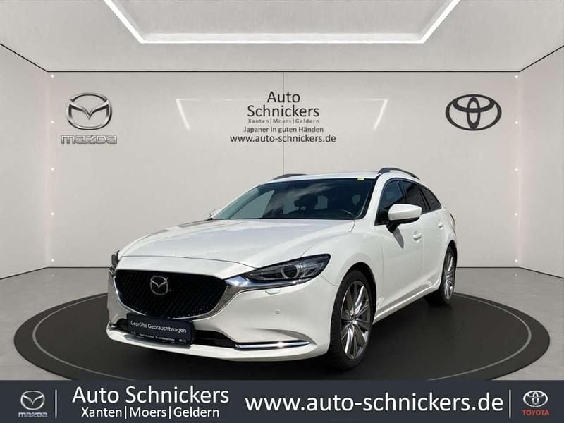 Weiss Gebraucht 2024 Mazda 6 Exclusive Kombi | 25.990 € (Guter Preis) - Bild 1/4
