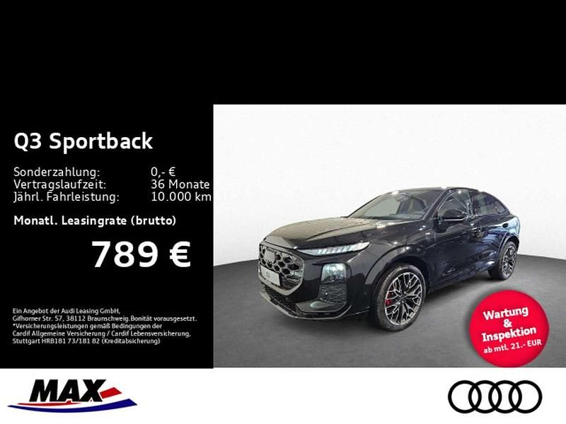 Neu Audi Q3 S-Line 204 PS (150 kW) 2025 Mythosschwarz metallic SUV
