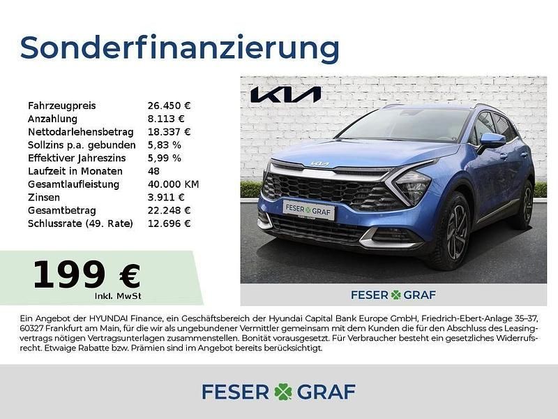 Blue flame met Gebraucht 2024 Kia Sportage SUV | 26.450 € - Bild 1/4