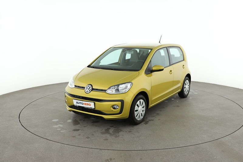 Gelb Gebraucht 2017 VW up! move up! Kleinwagen | 7.950 € (Superpreis) - Bild 1/4