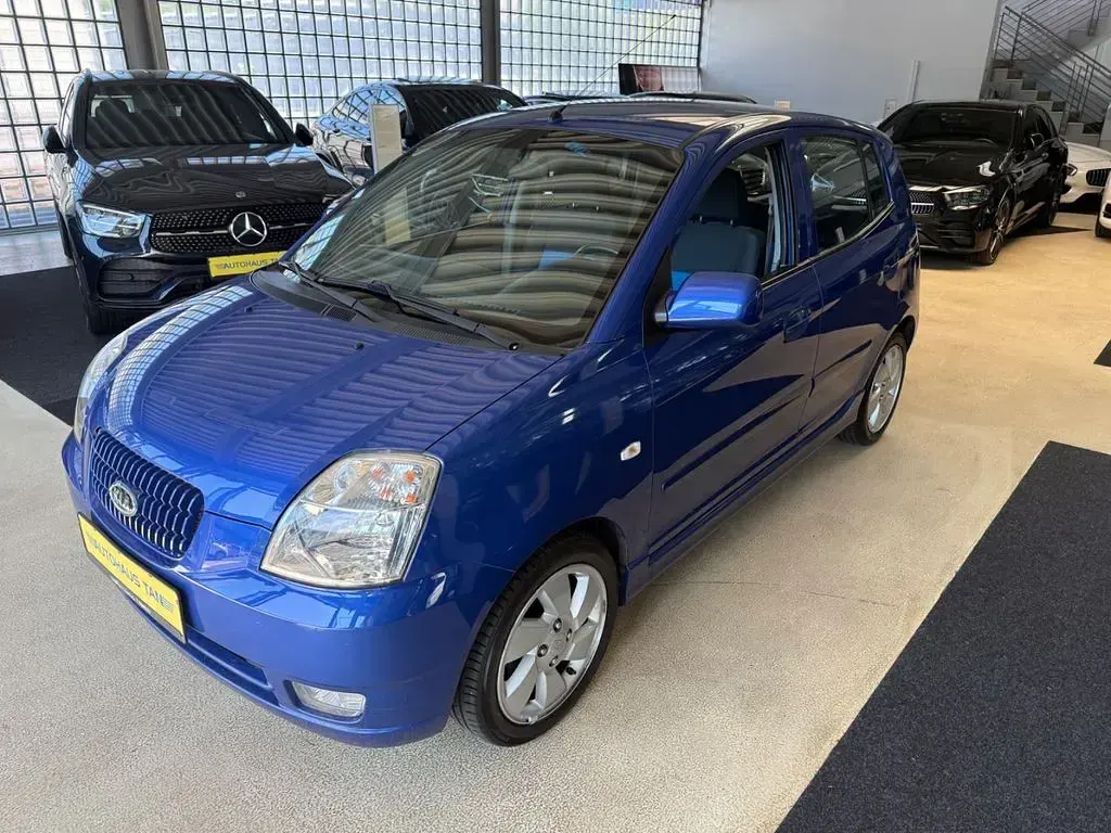 Gebraucht Kia Picanto EX 65 PS (47 kW) 2007 Blau Kleinwagen