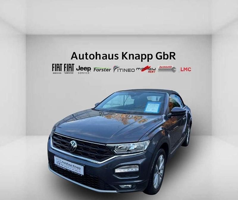 Rauchgraumetallic Gebraucht 2021 VW T-Roc Cabriolet Style Cabrio | 22.490 € (Fairer Preis) - Bild 1/4