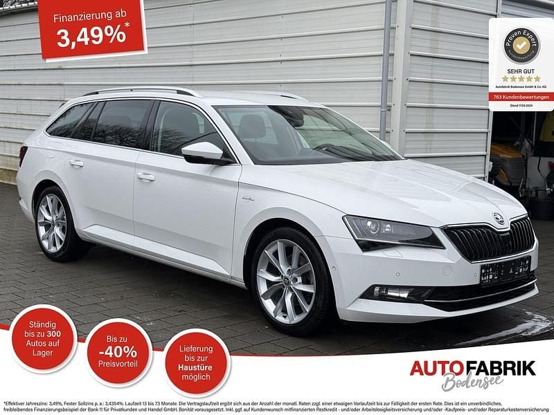Candy wiess Gebraucht 2019 Skoda Superb LAURIN & KLEMENT Kombi | 20.990 € (Superpreis) - Bild 1/4