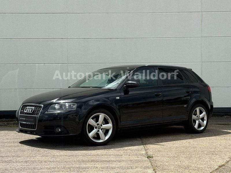 Schwarz Gebraucht 2008 Audi A3 Sportback S-Line Kleinwagen | 6.690 € (Fairer Preis) - Bild 1/4
