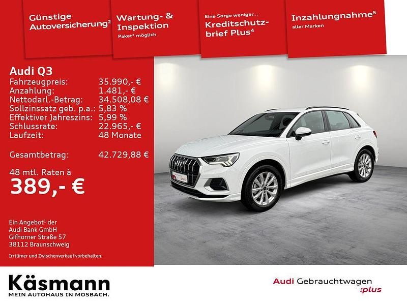 Gebraucht Audi Q3 Advanced Plus 150 PS (110 kW) 2025 Arkonaweiß SUV