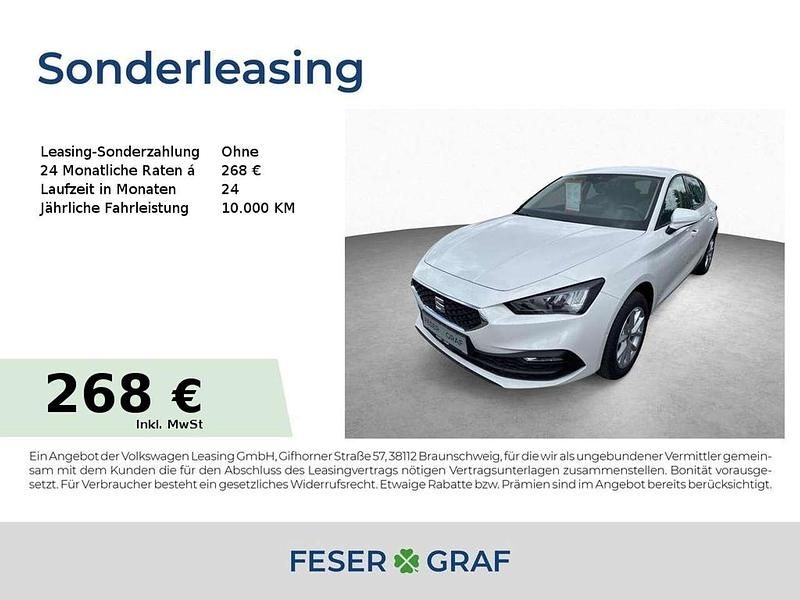 Bila weiß Neu 2025 Seat Leon Limousine | 32.330 € (Fairer Preis) - Bild 1/4