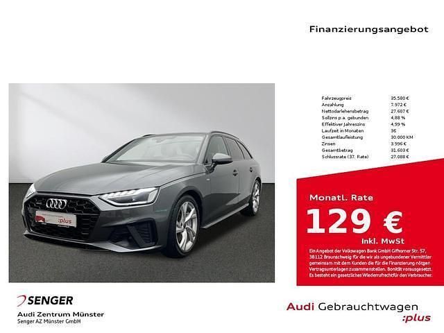 Daytonagrau perleffekt Gebraucht 2023 Audi A4 S-Line Kombi | 35.580 € - Bild 1/3