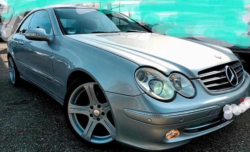 Silber Gebraucht 2003 Mercedes CLK200 Avantgarde Coupé | 5.200 € - Bild 1/4